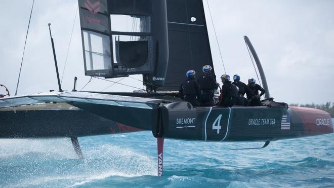 Oracle Team USA sailing in Bermuda - image by John Von Seeburg © Oracle Team USA http://www.oracleteamusa.com