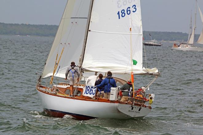 ‘TI’ skippered by Greg Marston can now be confirmed as the overall winner of the 2015 Marion Bermuda Race Founders Division.  ‘TI’, an Alden Mistral 36 sailed under Celestial Navigation by a family crew grabbed the lead for the big prize. Her corrected time was 86hrs, 35min, 56sec - 2015 Marion to Bermuda Race © SpectrumPhoto/Fran Grenon
