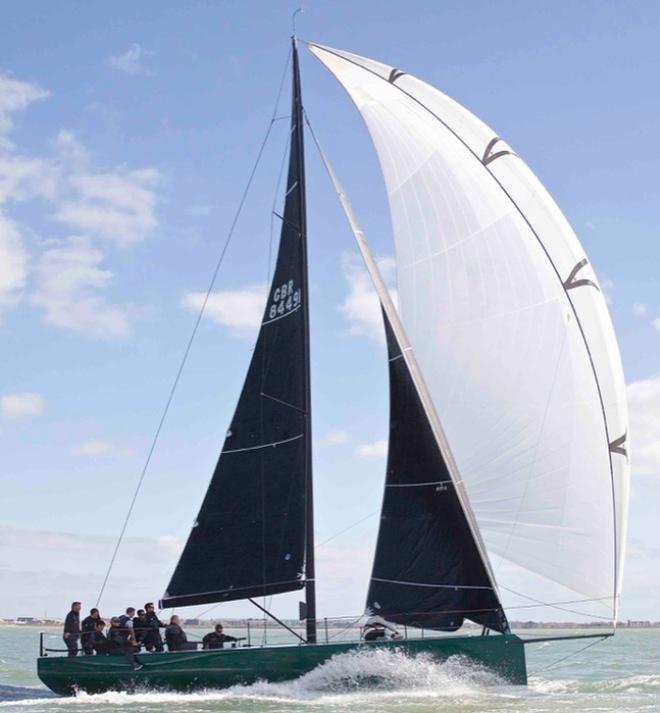 Carkeek 40 ‘Rebellion’ in action ©  LPB Aerial Imagery