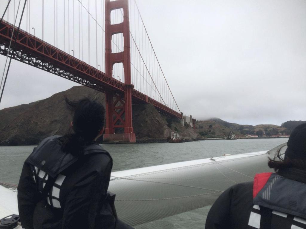 The Golden Gate Bridge, from the deck of Lending Club 2 © David Schmidt