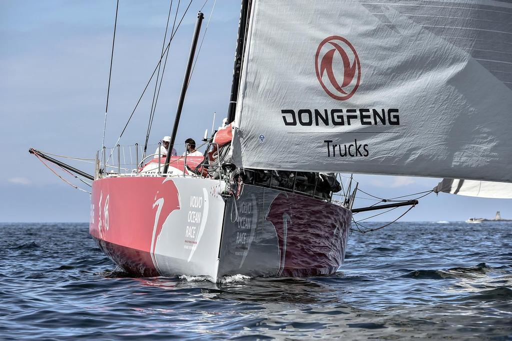 June 22, 2015. The fleet arrives in Gothenburg completing the 2014-15 Volvo Ocean Race. Dongfeng Race Team © Ricardo Pinto / Volvo Ocean Race