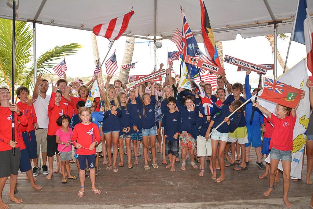 Eighty-two sailors from 9 nations are ready to race in the International Optimist Regatta. Credit: Dean Barnes © Dean Barnes