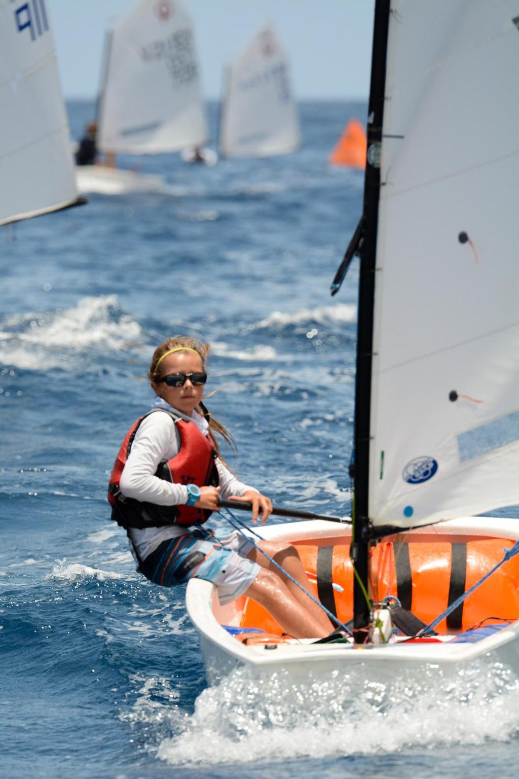 The USVI's Mia Nicolosi won 2nd Overall, Blue Fleet winner and Top Girl. IOR/Dean Barnes © Dean Barnes