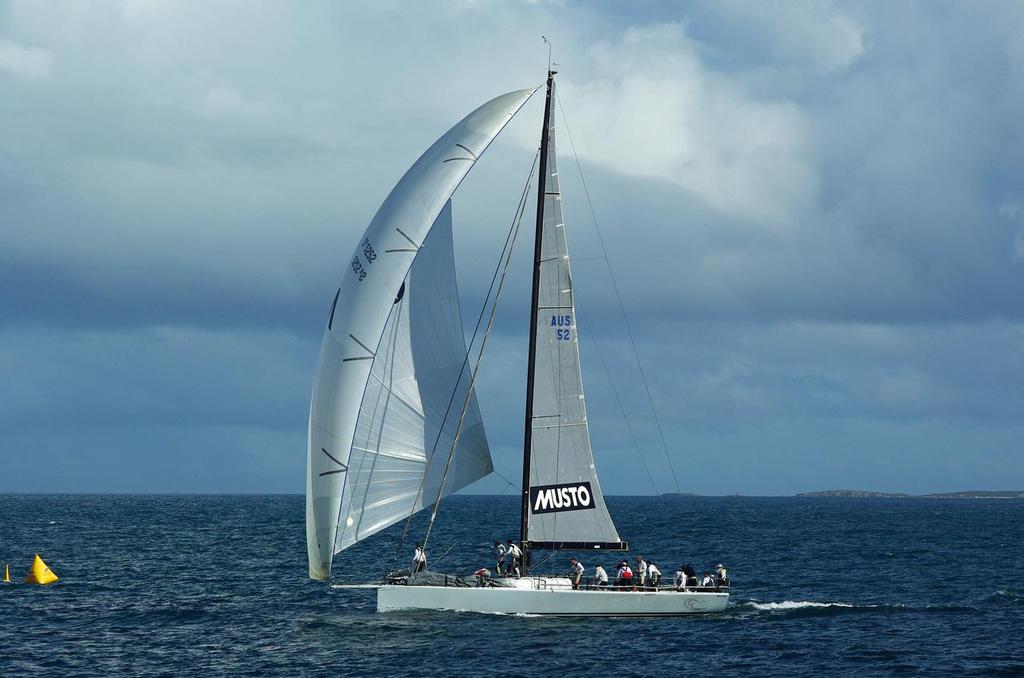 Calm finishing Arlene Race photo copyright Ric Steurt taken at  and featuring the  class