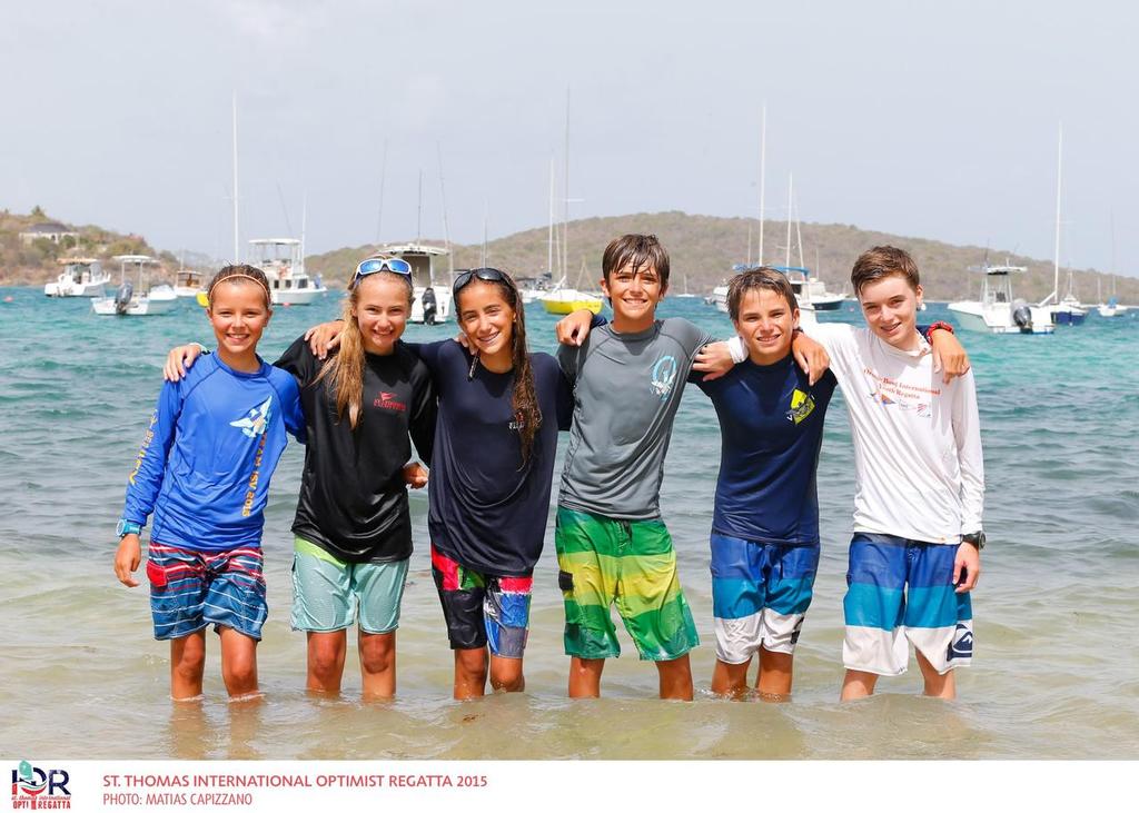 Team ISV 1 L to R: Mia Nicolosi, Victoria Flatley, Gillian Perrell, Teddy Nicolosi, Mateo Di Blasi and Julian van den Driessche. Credit: Matias Capizzano © Dean Barnes