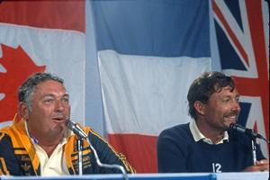 Alan Bond America's Cup 1983 - with skipper John Bertrand (right) photo copyright Daniel Forster / go4image.com http://www.go4image.com taken at  and featuring the  class