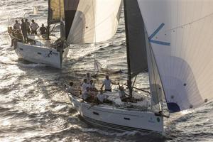 X-Prime, RUS and Amber Miles, LAT approaching the Giraglia Rock - 2015 Giraglia Rolex Cup photo copyright  Rolex / Carlo Borlenghi http://www.carloborlenghi.net taken at  and featuring the  class