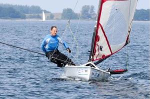 Ben Schooling is leading in the one-man skiff Musto Performance - 2015 Kieler Woche photo copyright www.segel-bilder.de taken at  and featuring the  class