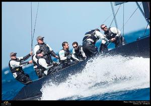 Nico Poon's Charisma take the 'Golden Wheels' - 2015 Audi RC44 Porto Cervo Cup photo copyright RC44 Martinez Studio taken at  and featuring the  class