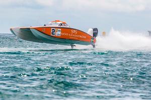 Third round – The Cascais GP - 2015 UIM XCAT World Powerboat Series photo copyright  Marzia Benincasa taken at  and featuring the  class