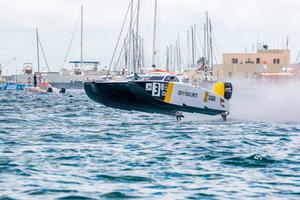 Third round – The Cascais GP - 2015 UIM XCAT World Powerboat Series photo copyright  Marzia Benincasa taken at  and featuring the  class
