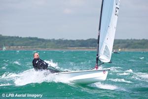 Saturday produced some fantastic downwind rides! - 2015 RS Aeros UK Series photo copyright  LPB Aerial Imagery taken at  and featuring the  class