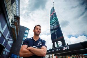 Sir Ben Ainslie at new Land Rover BAR home in Portsmouth - 35th America's Cup photo copyright Land Rover BAR taken at  and featuring the  class