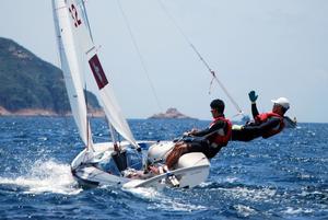 Tse Shui Lun and Chik Ho Yin - 470 Class Winner - HK Festival of Sport Open Dinghy Regatta 2015 photo copyright Eileen Sze http://www.rhkyc.org.hk/ taken at  and featuring the  class