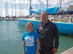 Unicef Skipper Jim Prendergast and Becks Bohling - 2015-16 Clipper Round the World Yacht Race photo copyright Clipper Ventures PLC . http://www.clipperroundtheworld.com taken at  and featuring the  class