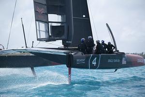 35th America's Cup, Oracle Team USA training in Bermuda photo copyright Oracle Team USA / John Von Seeburg taken at  and featuring the  class