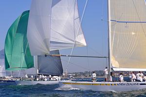The 2014 12 Metre North American Championship was sailed on the famed America’s Cup waters in Newport, Rhode Island photo copyright SallyAnne Santos / Wndlass Creative taken at  and featuring the  class
