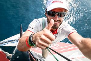 HRH Prince Carl Philip of Sweden - Volvo Ocean Race 2014-15 photo copyright Marco Nascimento / Volvo Ocean Race taken at  and featuring the  class