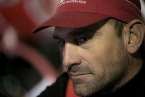 Xabi back at the helm - Volvo Ocean Race 2014-15 photo copyright Billie Weiss / Volvo Ocean Race taken at  and featuring the  class