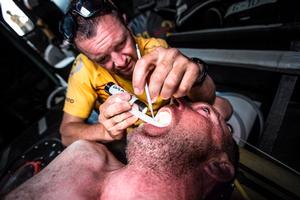 Onboard Abu Dhabi Ocean Racing - 2015 Volvo Ocean Race photo copyright Matt Knighton/Abu Dhabi Ocean Racing taken at  and featuring the  class