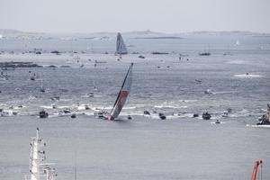Fleet in action - Volvo Ocean Race 2015 photo copyright Victor Fraile/Volvo Ocean Race http://www.volcooceanrace.com taken at  and featuring the  class