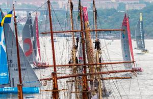 In-Port Race in Gothenburg - 2015 Volvo Ocean Race photo copyright Carlo Borlenghi/Volvo Ocean Race http://www.volvooceanrace.com taken at  and featuring the  class