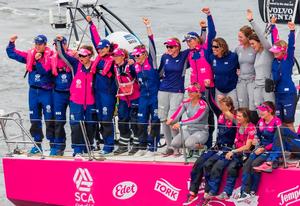 Team SCA - 2015 Volvo Ocean Race photo copyright Carlo Borlenghi/Volvo Ocean Race http://www.volvooceanrace.com taken at  and featuring the  class