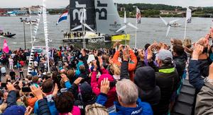 Team Brunel - The Winner - 2015 Volvo Ocean Race photo copyright Luca Butto taken at  and featuring the  class