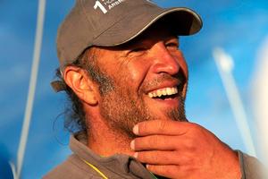 Tolga Ekrem Pamir sur 1 jour 1 homme 1 arbre - 37ème de la 3ème étape - 2015 Solitaire du Figaro – Eric Bompard Cachemire photo copyright Arnaud Pilpré taken at  and featuring the  class