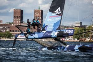 The M32 catamaran by Aston Harald Composite - ISAF World Match Racing Tour photo copyright World Match Racing Tour . http://www.wmrt.com taken at  and featuring the  class