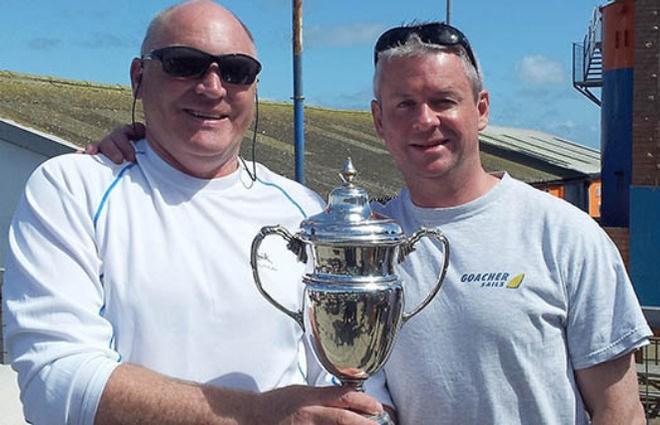 Flying Fifteen South Coast winners Chris Doorly (left) and David Gorman of the National Yacht Club © www.afloat.ie