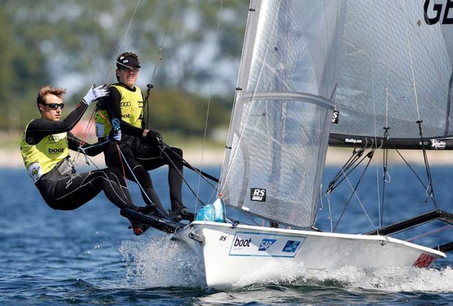 Phil Walker and John Mather - 2015 Volvo Noble Marine RS800 National Championship ©  Kieler Woche / okPress.de