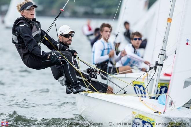 Giovanni Pizzatti/Anna Poli (ITA) - 2015 420 World Championships © Jun Hirai / BULKHEAD Magazine