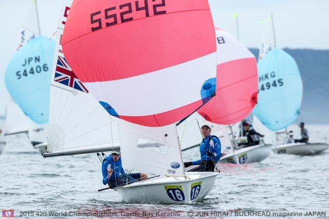 Max Clapp/Ross Banham (GBR) - 2015 420 World Championships © Jun Hirai / BULKHEAD Magazine