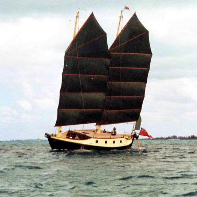 Badger under sail © Pete Hill