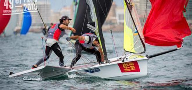 2015 49er and 49erFX European Championships - Day 2  © Ricardo Pinto http://www.americascup.com