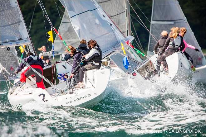 Day 01 - 2015 ISAF Women's Match Racing World Championship © Mick Anderson / Sailingpix.dk http://sailingpix.photoshelter.com/