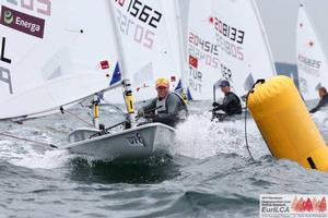 Day 3 - 2015 Laser European and World Championships photo copyright Thom Touw Photography taken at  and featuring the  class