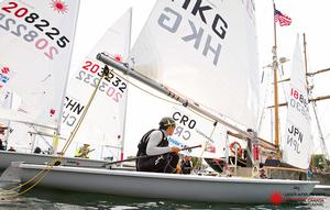Gerald Williams representing Hong Kong - 2015 Laser World Championship photo copyright Luka Bartulovic taken at  and featuring the  class