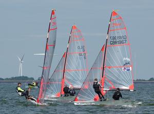 Top three - 2015 29er European Championships photo copyright Marc Meijer taken at  and featuring the  class