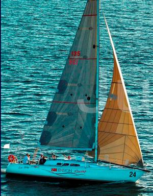 Leeway – Competing in Brisbane to Gladstone Yacht Race 2013. - Land Rover Sydney Gold Coast Yacht Race photo copyright Southport Yacht Club http://www.southportyachtclub.com.au taken at  and featuring the  class