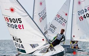 Matthew Wearn representing Australia - 2015 Laser World Championships – Day 2 photo copyright Luka Bartulovic taken at  and featuring the  class