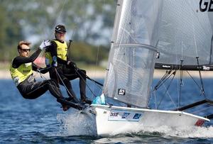 Phil Walker and John Mather - 2015 Volvo Noble Marine RS800 National Championship photo copyright  Kieler Woche / okPress.de taken at  and featuring the  class