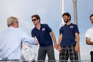 Stu McNay (right) and Dave Hughes (left), US Sailing Team Sperry photo copyright Nikos Alevromytis http://www.470.org taken at  and featuring the  class