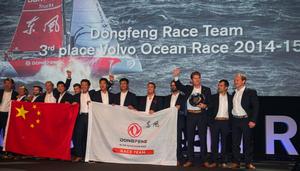 June 27, 2015. Un podium mérité pour Dongfeng, 3e photo copyright Carlo Borlenghi / www.carloborlenghi.com taken at  and featuring the  class