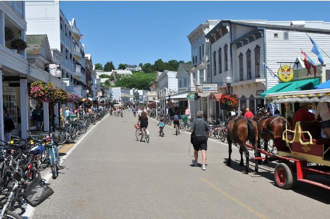 The steets of Mackinac Island - Bell’s Beer Bayview Mackinac Race © Martin Chumiecki / Bayview Yacht Club