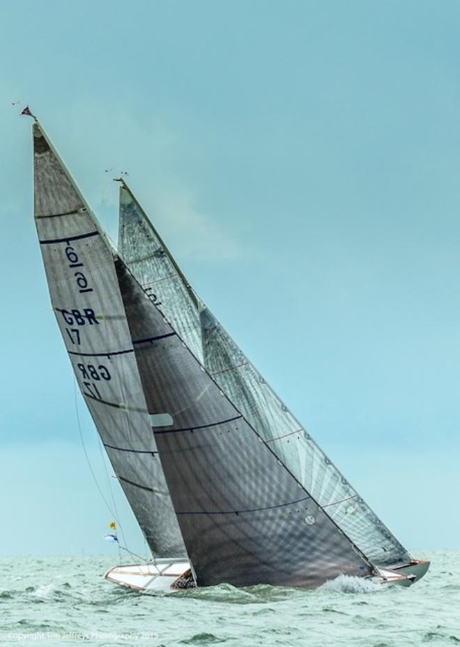 Fleet in action - 2015 Charles Stanley Cowes Classics Week © Tim Jeffreys