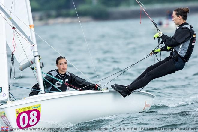 Marta Garido/Maria Jesus Davila (ESP) - 2015 420 World Championships © Jun Hirai / BULKHEAD Magazine