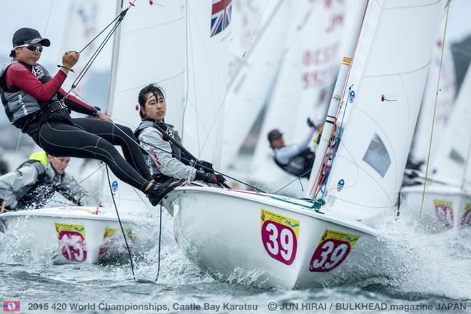 Mano Udagawa/Yuri Saito (JPN) - 2015 420 World Championships © Jun Hirai / BULKHEAD Magazine