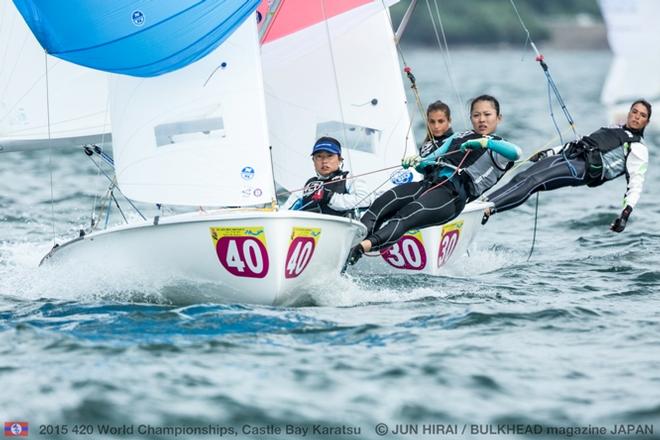 Misaki Tanaka/Sena Takano (JPN-54630) - 420 World Championships 2015 &copy; Jun Hirai / BULKHEAD Magazine